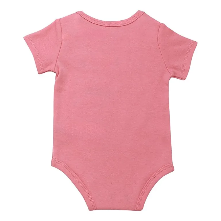 Baby Starters Baby Girls Round Neck Short Sleeve Bodysuit