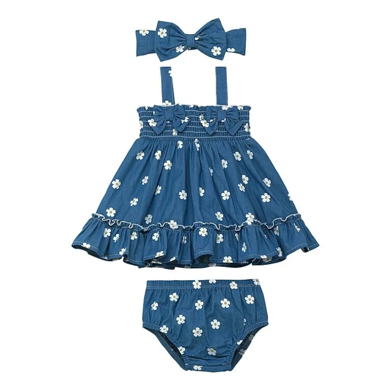 Baby Starters Baby Girls Sleeveless A-Line Dress