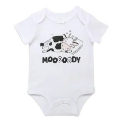 Baby Starters Baby Unisex Envelope Neck Short Sleeve Bodysuit