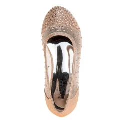Badgley Mischka Round Closed Toe Block Heel Pumps
