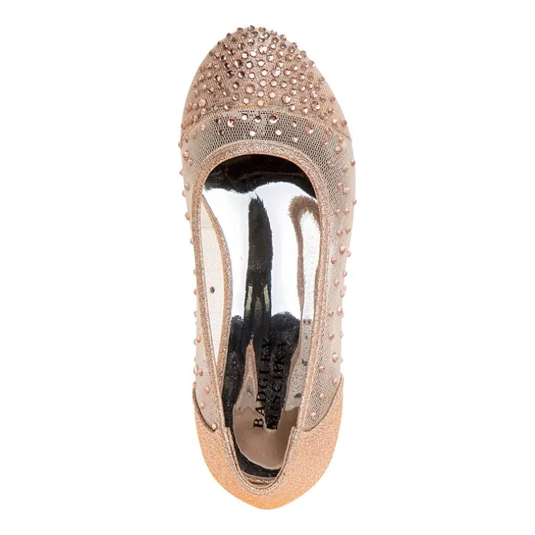 Badgley Mischka Round Closed Toe Block Heel Pumps