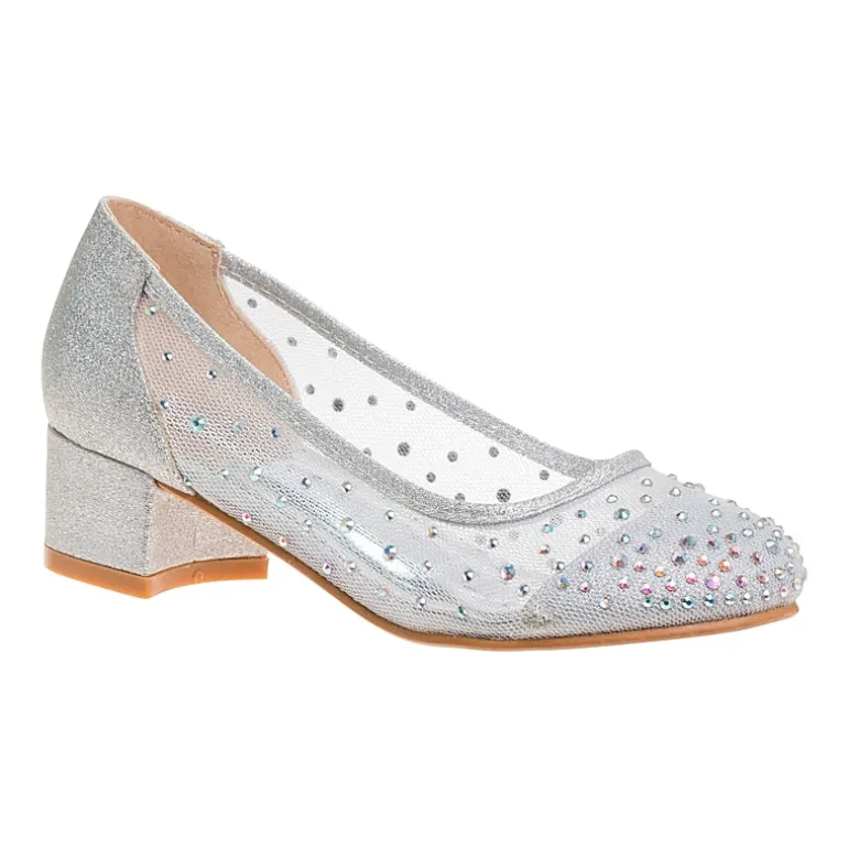 Badgley Mischka Round Closed Toe Block Heel Pumps