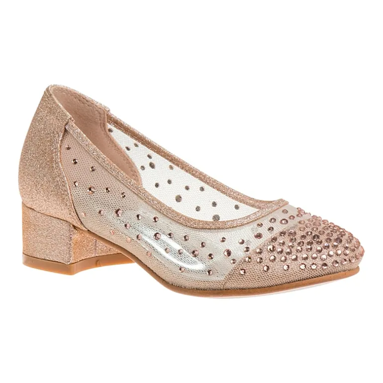 Badgley Mischka Round Closed Toe Block Heel Pumps