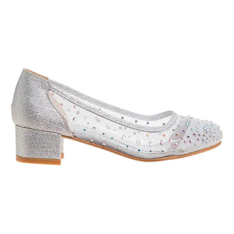 Badgley Mischka Round Closed Toe Block Heel Pumps