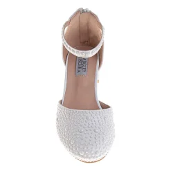 Badgley Mischka Toddler Round Closed Toe Block Heel Pumps