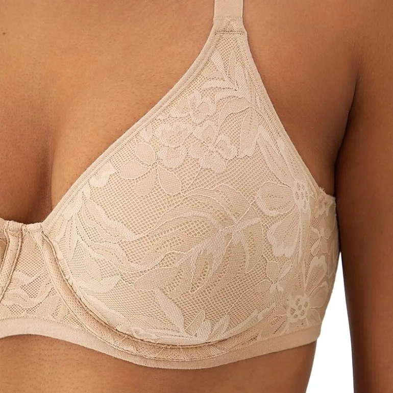Bali Breathe Cotton Modal Lace Underwire Bra DF7590