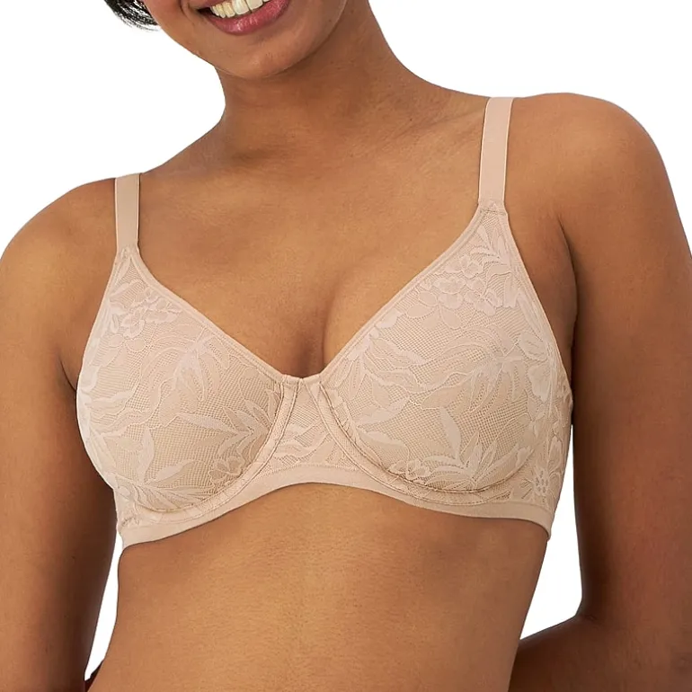 Bali Breathe Cotton Modal Lace Underwire Bra DF7590