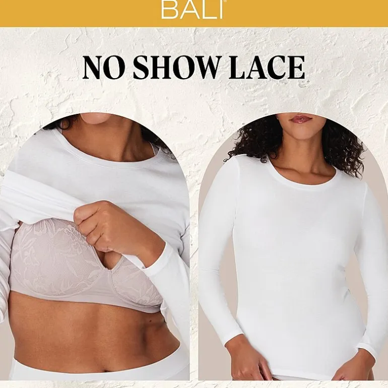 Bali Breathe Cotton Modal Lace Underwire Bra DF7590