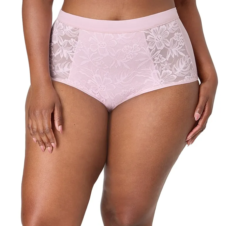 Bali Breathe Cotton Modal Lace High Rise Brief DFCLBF