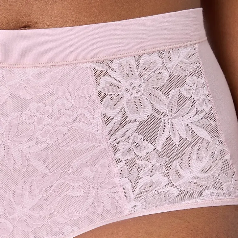 Bali Breathe Cotton Modal Lace High Rise Brief DFCLBF