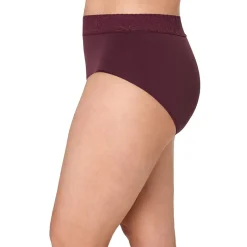 Bali Comfort Revloution Modern Seamless Lace Trim Brief Panty Dfmlbf
