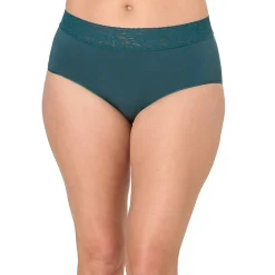 Bali Comfort Revloution Modern Seamless Lace Trim Brief Panty Dfmlbf