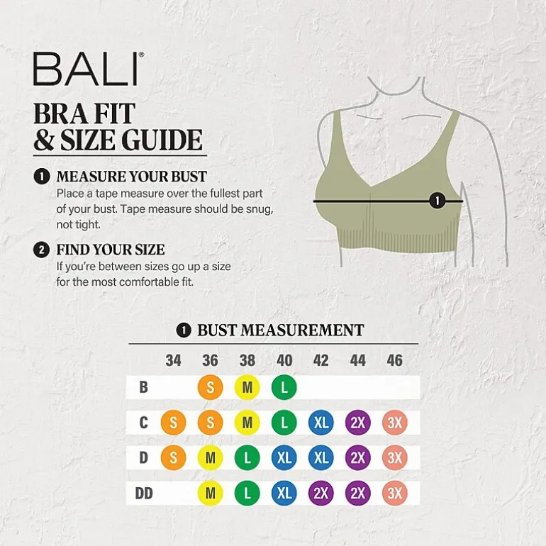 Bali Comfort Revolution® Comfortflex Fit® Shaping Seamless Wireless Full Coverage Bra-3488