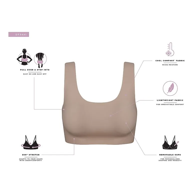 Bali Comfort Revolution® Easylite Seamless Full Coverage Wireless Full Coverage Bra Df3491