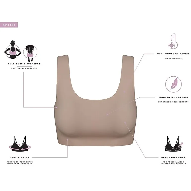 Bali Comfort Revolution® Easylite Seamless Full Coverage Wireless Full Coverage Bra Df3491