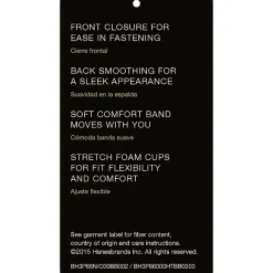 Bali Comfort Revolution® Front Close Shaping Full Coverage T-Shirt Underwire Full Coverage Bra 3p66