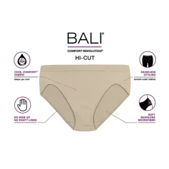 Bali Comfort Revolution Womens Seamless High Cut Panty 303j