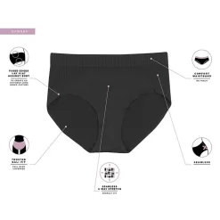 Bali Comfort Revolution Womens Seamless High Cut Panty 303j