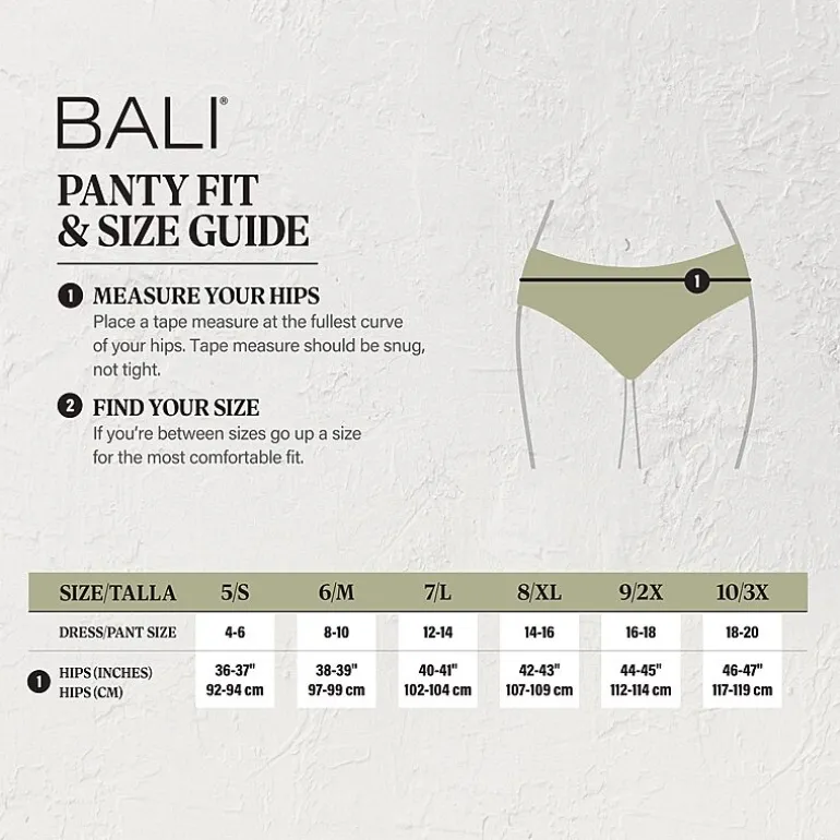 Bali Coolest Smoothing Womens Cooling Brief Panty Dfcsbf