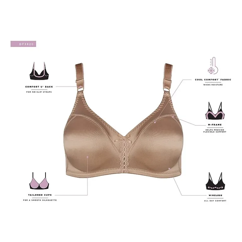 Bali Double Support® Full Coverage Wireless Full Coverage Bra 3820
