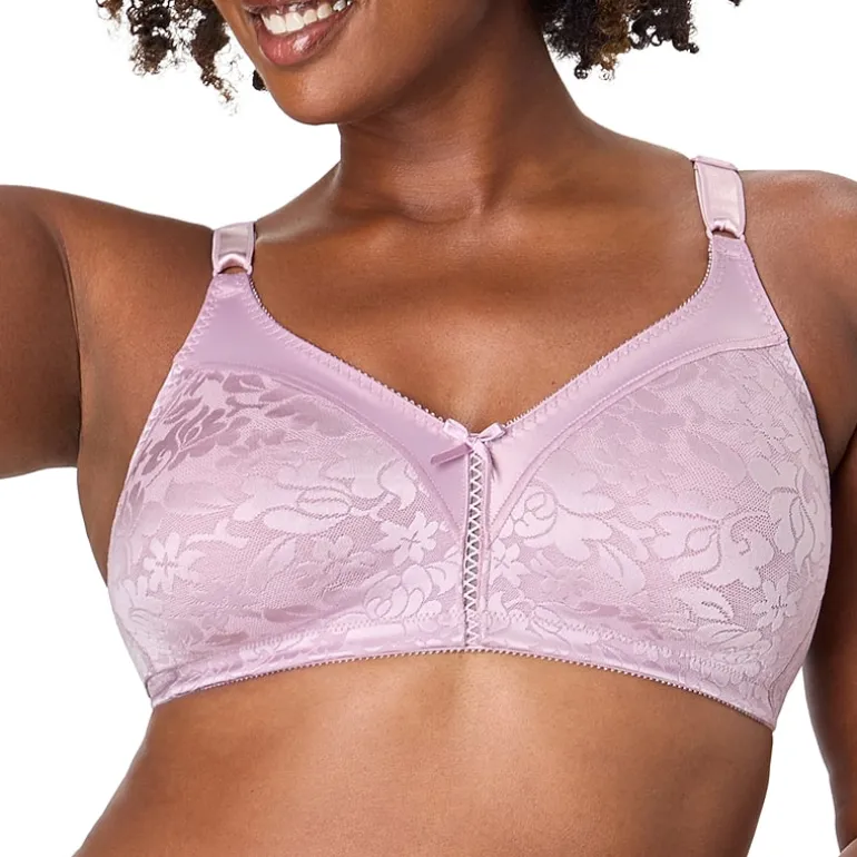 Bali Double Support® Spa Closure® Comfort-U Back Full Coverage Wireless Full Coverage Bra 3372