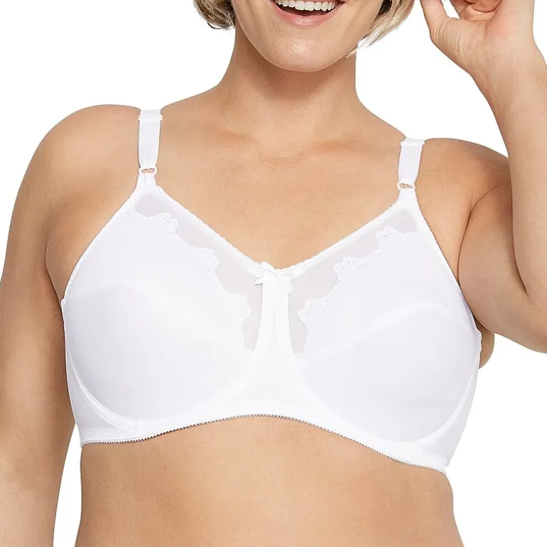 Bali Flower Full Coverage Underwire Unlined Full Coverage Bra 0180