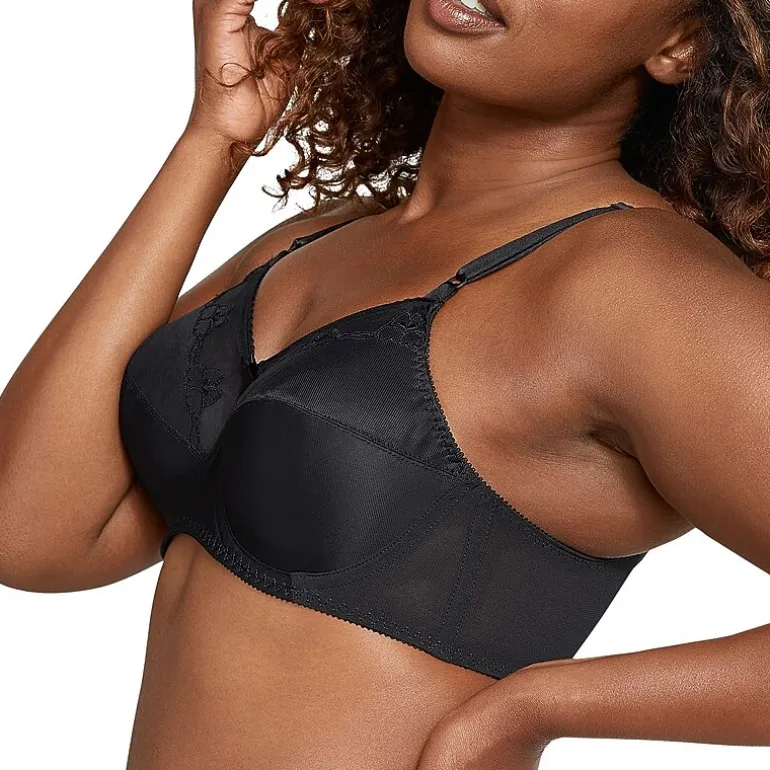 Bali Flower Full Coverage Underwire Unlined Full Coverage Bra 0180