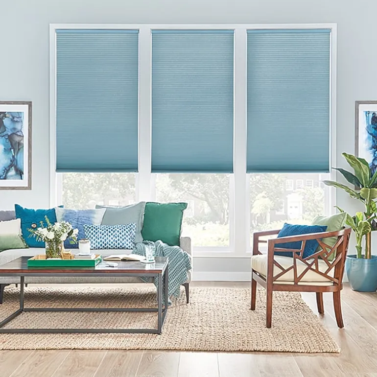 Bali Halo 1/2in Double Cell Custom Cordless Light-Filtering Cellular Shade