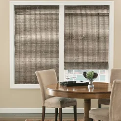 Bali Natural Custom Cordless Light-Filtering Roman Shade