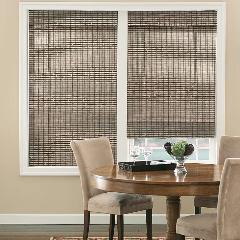 Bali Natural Custom Cordless Light-Filtering Roman Shade