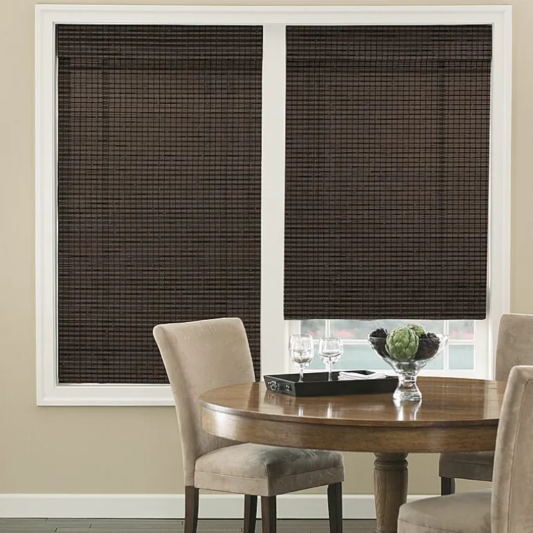 Bali Natural Custom Cordless Light-Filtering Roman Shade