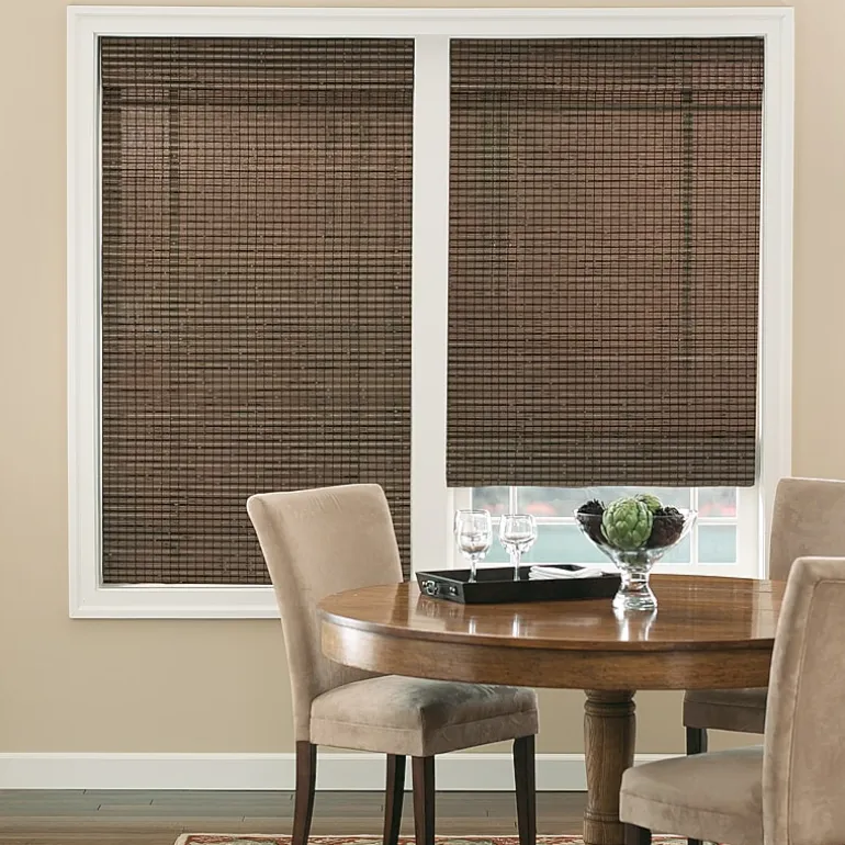 Bali Natural Custom Cordless Light-Filtering Roman Shade