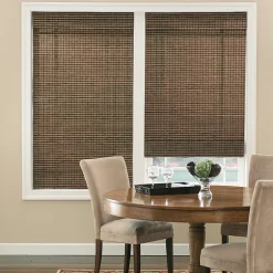 Bali Natural Custom Cordless Light-Filtering Roman Shade