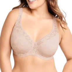 Bali Passion For Comfort Comfy Glam Underwire Full Coverage Bra Df6590