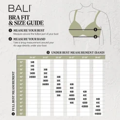 Bali Passion For Comfort® Seamless Full Coverage Minimizer Underwire Minimizer Bra 3385