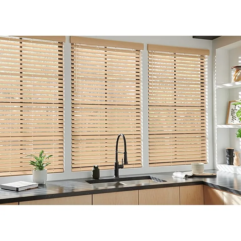 Bali Premium 2" Custom Cordless Faux Wood Blinds