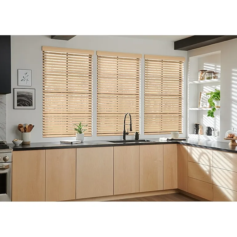 Bali Premium 2" Custom Cordless Faux Wood Blinds