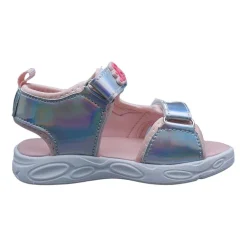 Barbie Light Up Toddler Girls Barbie Adjustable Strap Footbed Sandals