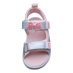Barbie Light Up Toddler Girls Barbie Adjustable Strap Footbed Sandals