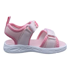 Barbie Light Up Toddler Girls Barbie Adjustable Strap Footbed Sandals