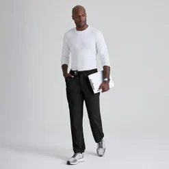 Barco One 0217 Amplify 7-Pocket Zip-Fly Mens Big and Tall Tag Free Stretch Fabric Moisture Wicking Scrub Pant