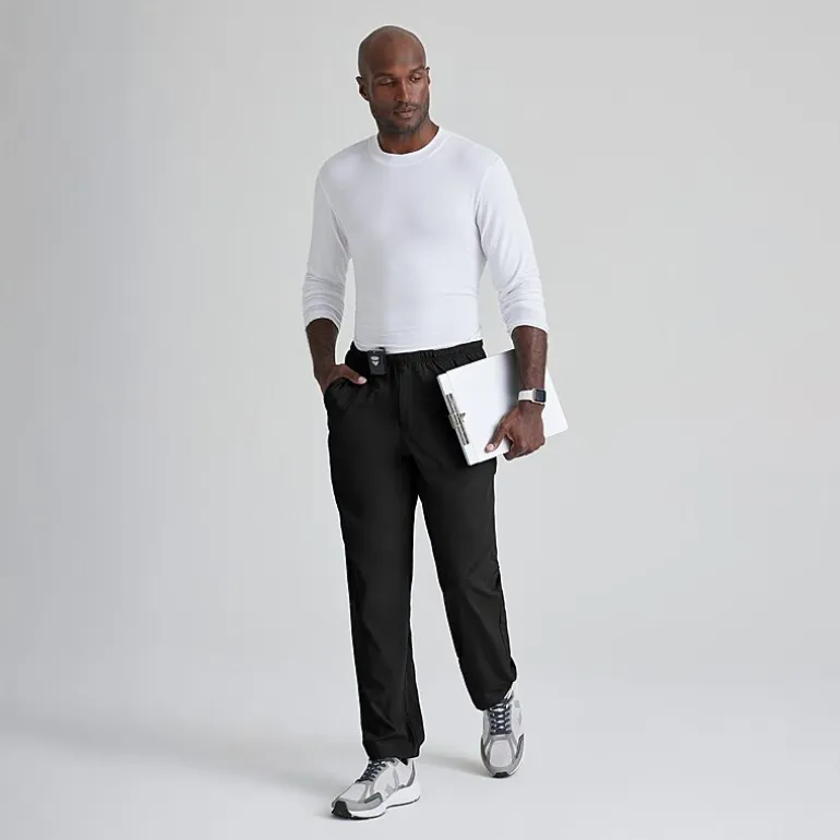 Barco One 0217 Amplify 7-Pocket Zip-Fly Mens Big and Tall Tag Free Stretch Fabric Moisture Wicking Scrub Pant