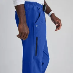 Barco One 0217 Amplify 7-Pocket Zip-Fly Mens Big and Tall Tag Free Stretch Fabric Moisture Wicking Scrub Pant