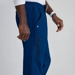 Barco One 0217 Amplify 7-Pocket Zip-Fly Mens Big and Tall Tag Free Stretch Fabric Moisture Wicking Scrub Pant