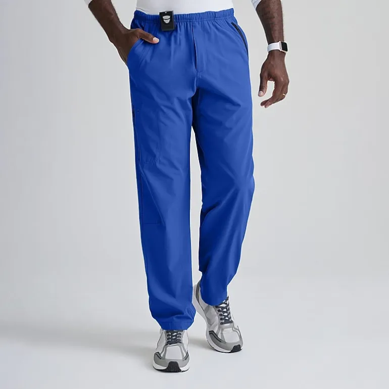 Barco One 0217 Amplify 7-Pocket Zip-Fly Mens Big and Tall Tag Free Stretch Fabric Moisture Wicking Scrub Pant