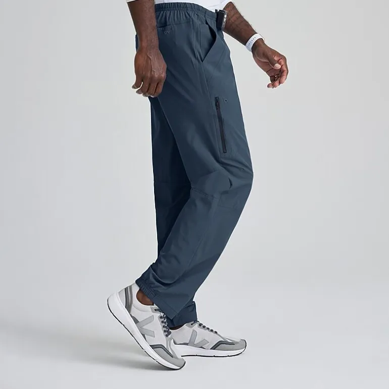 Barco One 0217 Amplify 7-Pocket Zip-Fly Mens Big and Tall Tag Free Stretch Fabric Moisture Wicking Scrub Pant