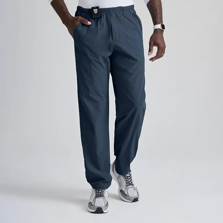 Barco One 0217 Amplify 7-Pocket Zip-Fly Mens Big and Tall Tag Free Stretch Fabric Moisture Wicking Scrub Pant