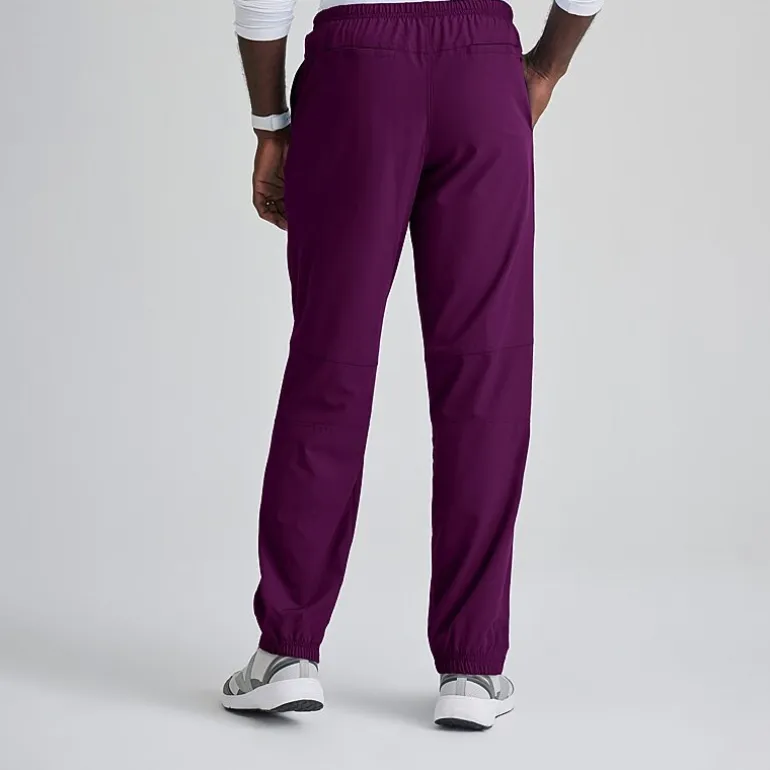 Barco One 0217 Amplify 7-Pocket Zip-Fly Mens Big and Tall Tag Free Stretch Fabric Moisture Wicking Scrub Pant