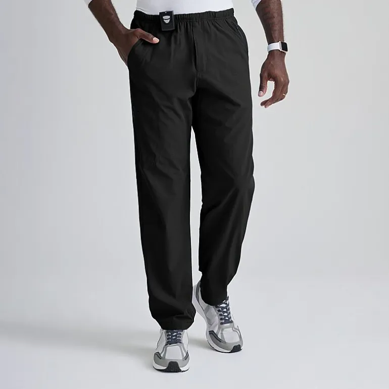 Barco One 0217 Amplify 7-Pocket Zip-Fly Mens Big and Tall Tag Free Stretch Fabric Moisture Wicking Scrub Pant