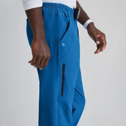 Barco One 0217 Amplify 7-Pocket Zip-Fly Mens Big and Tall Tag Free Stretch Fabric Moisture Wicking Scrub Pant